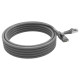 Cordon RJ45 cat 6 surmoulé FUTP 100 Ohms LSOH, 5m, gris