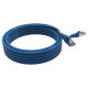 Cordon RJ45 cat 6 surmoulé FUTP 100 Ohms LSOH, 5m, bleu