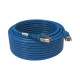 Cordon RJ45 cat 6 surmoulé FUTP 100 Ohms LSOH, 10m, bleu