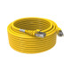 Cordon RJ45 cat 6 surmoulé FUTP 100 Ohms LSOH, 10m, jaune