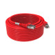 Cordon RJ45 cat 6 surmoulé FUTP 100 Ohms LSOH, 10m, rouge