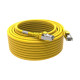 Cordon RJ45 cat 6 surmoulé FUTP 100 Ohms LSOH, 15m, jaune