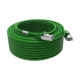 Cordon RJ45 cat 6 surmoulé FUTP 100 Ohms LSOH, 15m, vert