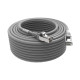 Cordon RJ45 cat 6 surmoulé FUTP 100 Ohms LSOH, 20m, gris