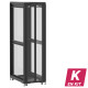 En kit - Baie de brassage 42U 600x1000x2074mm (LxPxH) 500kg, Porte avant en verre double / Porte arrière en verre, Sans panneaux latéraux