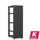 En kit - Baie serveur 42U 600x1000x2060mm (LxPxH) 800kg, Porte avant double pleine / Sans porte arrière, Sans panneaux latéraux