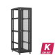 En kit - Baie serveur 42U 600x1000x2060mm (LxPxH) 800kg, Porte avant nid d'abeille / Sans porte arrière, Sans panneaux latéraux