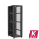 En kit - Baie serveur 42U 600x1000x2060mm (LxPxH) 800kg, Porte avant en verre / Porte arrière double pleine, Sans panneaux latéraux