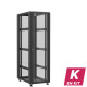 En kit - Baie serveur 42U 600x1000x2060mm (LxPxH) 800kg, Porte avant et arrière en verre, Sans panneaux latéraux