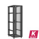 En kit - Baie serveur 42U 600x1000x2060mm (LxPxH) 800kg, Porte avant en verre / Sans porte arrière, Sans panneaux latéraux