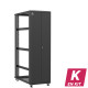 En kit - Baie serveur 42U 600x1200x2060mm (LxPxH) 800kg, Porte avant double pleine / Sans porte arrière, Sans panneaux latéraux