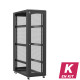 En kit - Baie serveur 42U 600x1200x2060mm (LxPxH) 800kg, Porte avant et arrière nid d'abeille, Sans panneaux latéraux