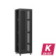 En kit - Baie serveur 42U 600x600x2060mm (LxPxH) 800kg, Porte avant double nid d'abeille / Porte arrière double pleine, Sans panneaux latéraux