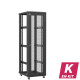 En kit - Baie serveur 42U 600x800x2060mm (LxPxH) 800kg, Porte avant nid d'abeille / Sans porte arrière, Sans panneaux latéraux