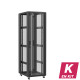 En kit - Baie serveur 42U 600x800x2060mm (LxPxH) 800kg, Porte avant et arrière en verre, Sans panneaux latéraux