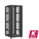 En kit - Baie serveur 42U 800x1000x2060mm (LxPxH) 800kg, Porte avant et arrière en verre double, Sans panneaux latéraux