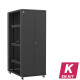 En kit - Baie serveur 42U 800x1200x2060mm (LxPxH) 800kg, Porte avant double pleine / Porte arrière double pleine, Sans panneaux latéraux