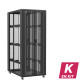 En kit - Baie serveur 42U 800x1200x2060mm (LxPxH) 800kg, Porte avant en verre double / Porte arrière en verre, Sans panneaux latéraux