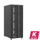 En kit - Baie serveur 42U 800x1200x2060mm (LxPxH) 800kg, Porte avant en verre double / Sans porte arrière