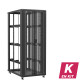 En kit - Baie serveur 42U 800x1200x2060mm (LxPxH) 800kg, Porte avant en verre double / Sans porte arrière, Sans panneaux latéraux