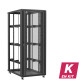 En kit - Baie serveur 42U 800x1200x2060mm (LxPxH) 800kg, Porte avant en verre / Sans porte arrière, Sans panneaux latéraux