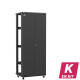 En kit - Baie serveur 42U 800x600x2060mm (LxPxH) 800kg, Porte avant double pleine / Sans porte arrière, Sans panneaux latéraux