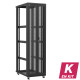 En kit - Baie serveur 47U 600x1000x2283mm (LxPxH) 800kg, Porte avant double nid d'abeille / Sans porte arrière, Sans panneaux latéraux