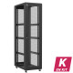 En kit - Baie serveur 47U 600x1000x2283mm (LxPxH) 800kg, Porte avant et arrière nid d'abeille, Sans panneaux latéraux