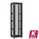 En kit - Baie serveur 47U 600x600x2283mm (LxPxH) 800kg, Porte avant nid d'abeille / Sans porte arrière, Sans panneaux latéraux