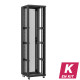 En kit - Baie serveur 47U 600x600x2283mm (LxPxH) 800kg, Sans porte avant / Porte arrière en verre, Sans panneaux latéraux