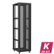 En kit - Baie serveur 47U 600x800x2283mm (LxPxH) 800kg, Porte avant double nid d'abeille / Sans porte arrière, Sans panneaux latéraux