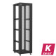 En kit - Baie serveur 47U 600x800x2283mm (LxPxH) 800kg, Porte avant nid d'abeille / Sans porte arrière, Sans panneaux latéraux