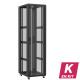 En kit - Baie serveur 47U 600x800x2283mm (LxPxH) 800kg, Porte avant et arrière en verre, Sans panneaux latéraux