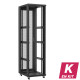 En kit - Baie serveur 47U 600x800x2283mm (LxPxH) 800kg, Sans porte avant / Porte arrière nid d'abeille, Sans panneaux latéraux