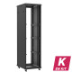 En kit - Baie serveur 47U 600x800x2283mm (LxPxH) 800kg, Sans porte avant / Porte arrière pleine