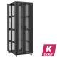 En kit - Baie serveur 47U 800x100x2283mm (LxPxH) 800kg, Porte avant en verre double / Porte arrière en verre, Sans panneaux latéraux