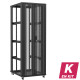 En kit - Baie serveur 47U 800x100x2283mm (LxPxH) 800kg, Porte avant en verre double / Sans porte arrière, Sans panneaux latéraux