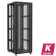 En kit - Baie serveur 47U 800x100x2283mm (LxPxH) 800kg, Porte avant et arrière en verre double, Sans panneaux latéraux