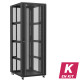 En kit - Baie serveur 47U 800x100x2283mm (LxPxH) 800kg, Porte avant et arrière en verre, Sans panneaux latéraux