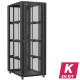 En kit - Baie serveur 47U 800x1200x2283mm (LxPxH) 800kg, Porte avant et arrière en verre, Sans panneaux latéraux