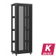 En kit - Baie serveur 47U 800x600x2283mm (LxPxH) 800kg, Porte avant double nid d'abeille / Sans porte arrière, Sans panneaux latéraux