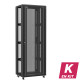 En kit - Baie serveur 47U 800x600x2283mm (LxPxH) 800kg, Porte avant et arrière en verre, Sans panneaux latéraux