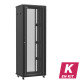 En kit - Baie serveur 47U 800x600x2283mm (LxPxH) 800kg, Porte avant en verre / Sans porte arrière