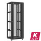 En kit - Baie serveur 47U 800x800x2283mm (LxPxH) 800kg, Porte avant en verre / Sans porte arrière, Sans panneaux latéraux