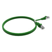 CORDON RJ45 CAT6 FUTP 100OHMS LSOH SURMOULE VERT LG 1M