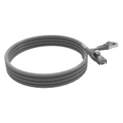 Cordon RJ45 cat 6 surmoulé FUTP 100 Ohms LSOH, 2m, gris