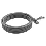 CORDON RJ45 CAT6 FUTP 100OHMS LSOH SURMOULE GRIS LG 5M