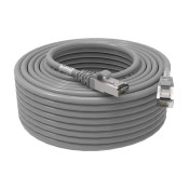 CORDON RJ45 CAT6 FUTP 100OHMS LSOH SURMOULE GRIS LG 30M