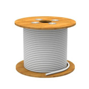 Câble réseau Cat6 FUTP LSZH 1X4P 100 OHMS AWG23 touret de 100M gaine blanche